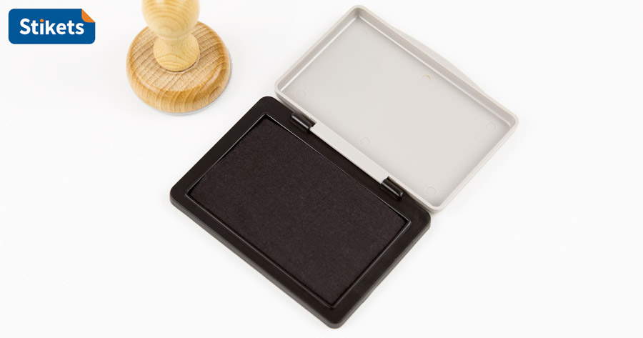 Black Ink Pad For Wood Handle Stamp (IP416)